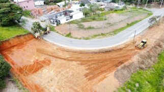Igaratá inicia obras de construção de academia ao Ar Livre e uma Pista de Caminhada, na entrada do bairro Jardim Rosa Helena