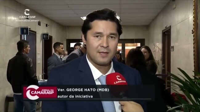 O vereador paulistano George Hato