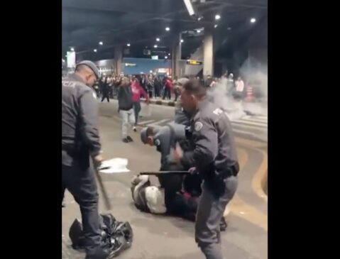 Ato de ambulantes terminou em violência na zona sul de São Paulo