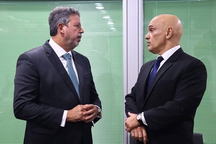 Arthur Lira e Alexandre de Moraes