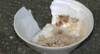 Marmitas foram deixadas após suspeitas