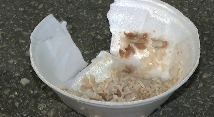 Marmitas foram deixadas após suspeitas