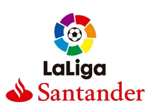 Banco Santander patrocina La Liga, a liga espanhola de futebol