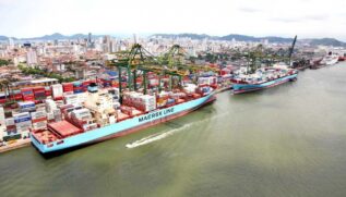 Os principais destinos das mercadorias tratadas foram a China, com 49% dos navios tratados, seguida pelo Vietnã (9%) e Indonésia (8%)