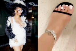 Rihanna impressiona fãs com joia.