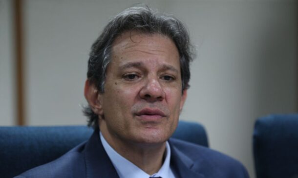 O ministro da Fazenda, Fernando Haddad