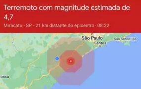 Terremoto foi sentido em várias Cidades da Região e moradores relataram momentos de tensão.
