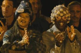Rihanna e A$AP Rocky assistem ao desfile