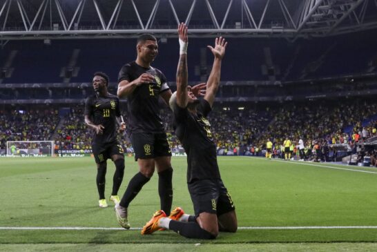 Brasil e Guiné se enfrentaram em Barcelona neste sábado