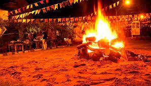 As festas juninas, com fogueiras, fogos de artifícios e bebidas quentes, exigem cuidados redobrados