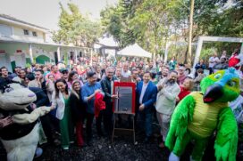 Prefeito Aprígio e autoridades municipais entregam Escola Livre de Educação Ambiental para moradores de Taboão da Serra