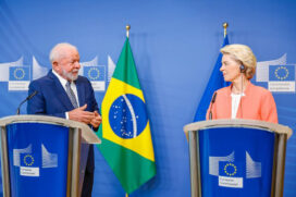 Lula destacou o tema e até repetiu sentenças, como essa: "O Brasil já possui uma matriz energética das mais limpas do planeta