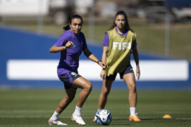 Aos 37 anos, Marta está disputando a sexta Copa do Mundo da carreira