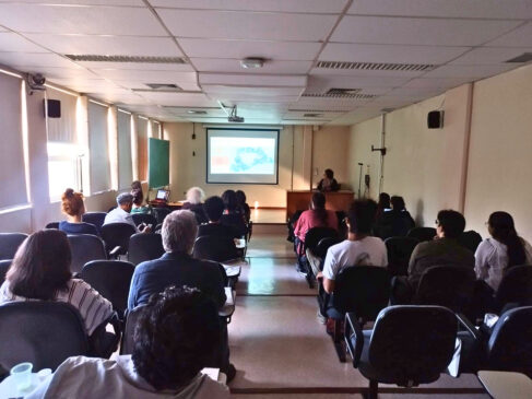 O encontro, realizado no auditório de IAG/USP, teve a participação da SVMA, com representantes do Gabinete, incluindo a Assessoria Técnica de Mudanças Climáticas
