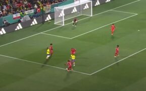 Seleção Brasileira feminina de futebol em seu jogo de estreia