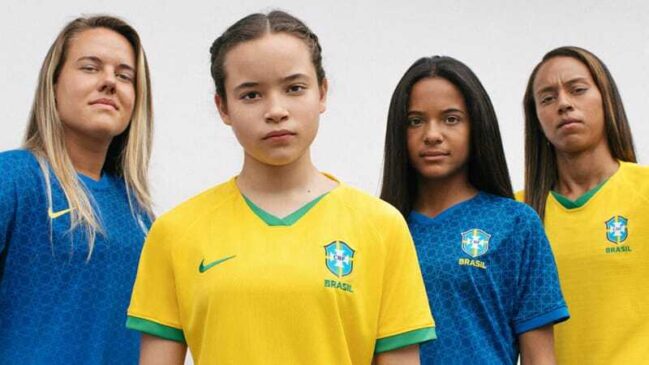 A camisa da seleção brasileira feminina não terá referências às cinco estrelas utilizadas pela equipe masculina durante a Copa do Mundo Feminina.