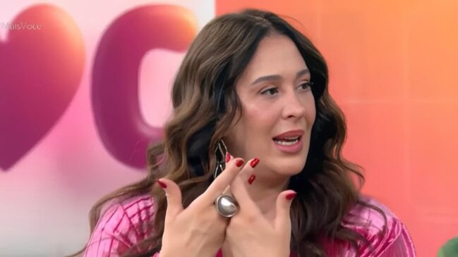 Claudia Raia no Mais Você desta terça-feira