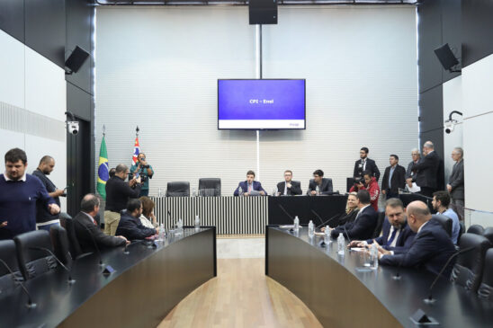 Sessão da CPI da Enel na Alesp