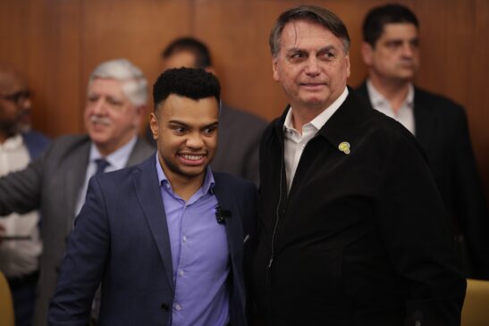 Fernando Holiday e Bolsonaro em São Paulo