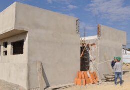 Construção do novo Posto de Saúde do Jardim Vante, em Porto Feliz