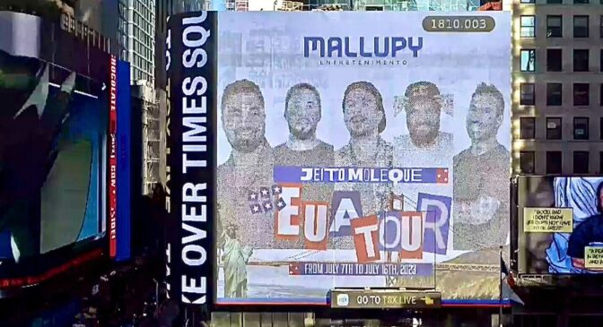 Jeito Moleque na Times Square