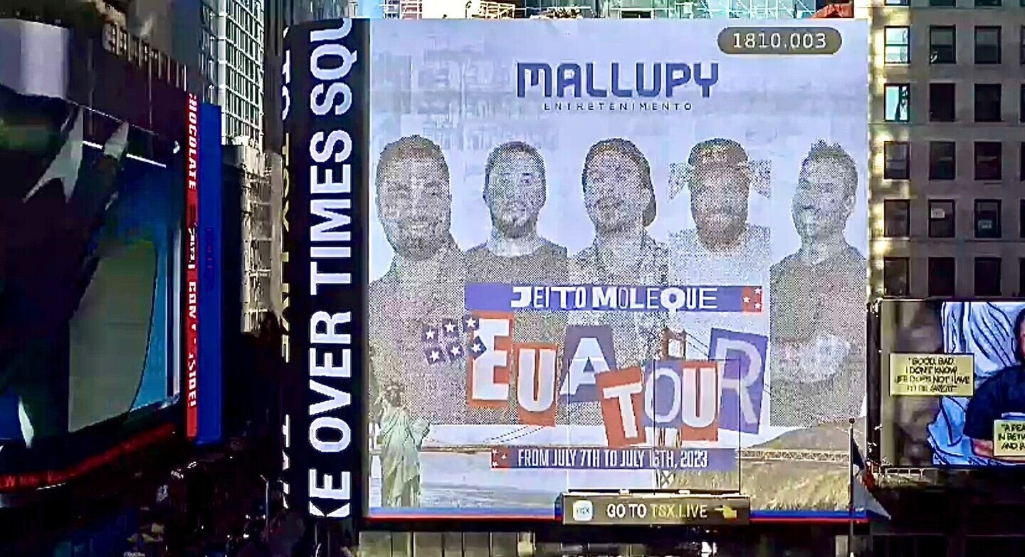 Jeito Moleque na Times Square