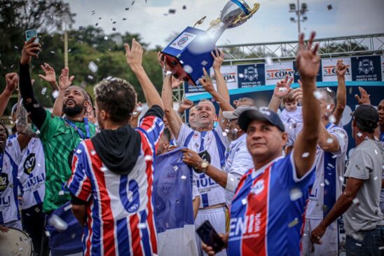 Associação Atlética Portofelicense e União realizaram a grande final da Taça João Rubini de Futebol Veterano
