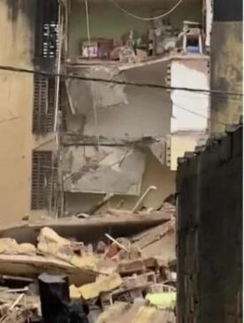 Prédio desaba em Pernambuco