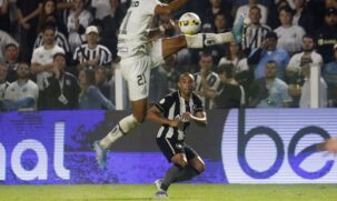 O Botafogo não supera o Santos na Vila Belmiro há mais de 10 anos