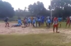 Um homem foi morto a tiros e outro foi baleado durante um jogo de futebol em Jaboatão dos Guararapes, em Pernambuco, na manhã deste domingo (23)