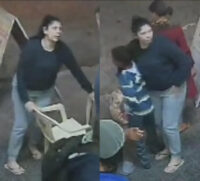Polícia divulgou imagem da mulher identificada como "Sandra", ela seria uma das principais suspeitas do caso