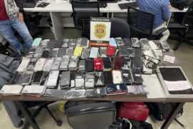 Polícia apreendeu 320 aparelhos encontrados na região da cracolândia, no centro de São Paulo
