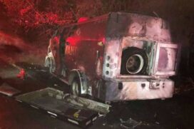Carro-forte foi incendiado em Santa Bárbara d´Oeste