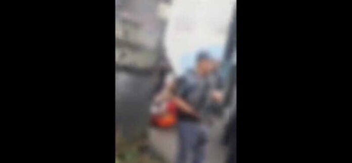 Um homem foi baleado pela Polícia Militar, nesta segunda-feira (28)