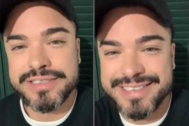 O ator Sidney Sampaio publicou um primeiro vídeo, na noite desta segunda-feira (7)
