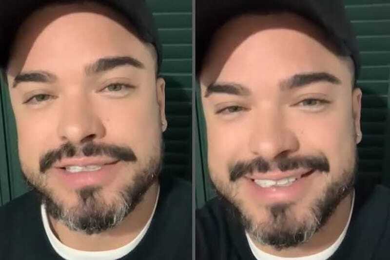 O ator Sidney Sampaio publicou um primeiro vídeo, na noite desta segunda-feira (7)