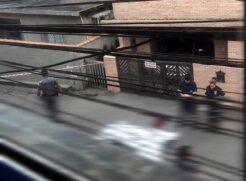 Um policial foi baleado durante a manhã desta terça-feira (1&ordm;) na região do Morro do São Bento, em Santos
