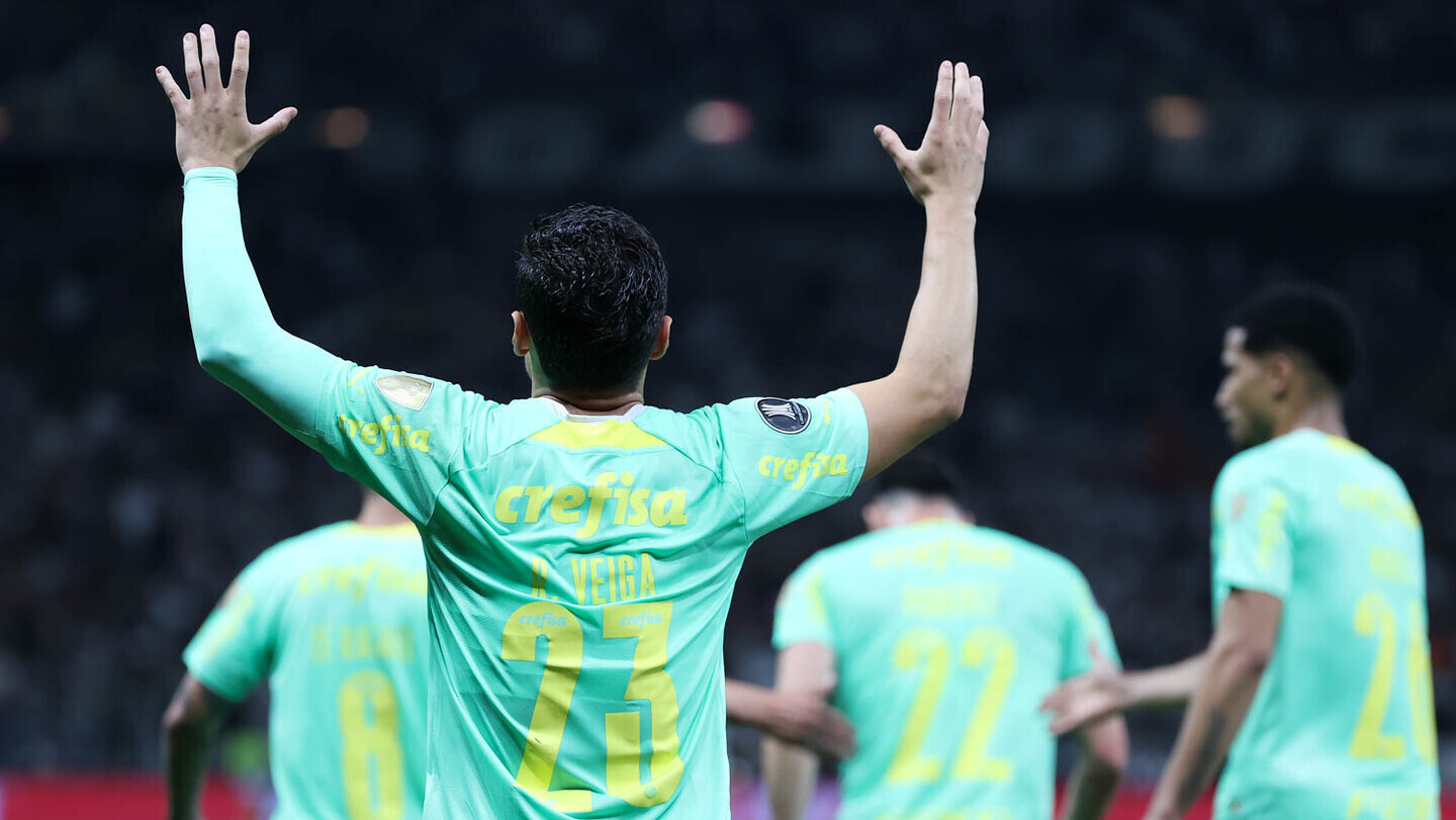 Raphael Veiga foi o responsável por marcar o único gol do confronto, que ficou marcado por uma pressão dos mandantes