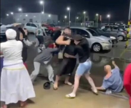 Briga em supermercado de Mongaguá