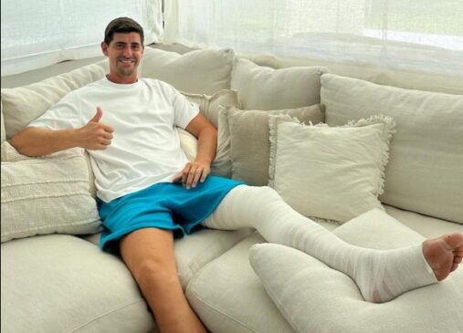 Goleiro Thibaut Courtois, do Real Madrid