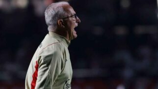 Dorival Jr. era técnico do São Paulo