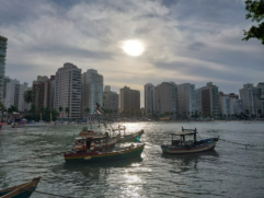 Guarujá, no litoral sul de São Paulo