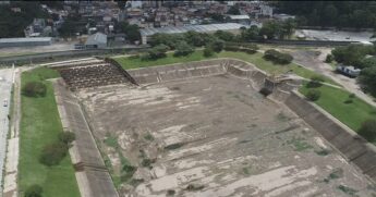 Piscinão na região de Campo Limpo