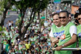 Malafia durante a Marcha para Jesus Rio
