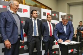 O governador Tarcísio de Freitas autorizou a assinatura do contrato de concessão do Rodoanel Norte, na modalidade parceria público-privada (PPP), após o leilão em março
