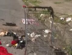A vítima estava amarrada e amordaçada dentro de um carrinho de compras, em uma rua do bairro Pirajá