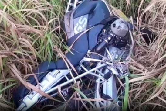 Moto de alta cilindrada, roubada em maio na zona sul de São Paulo, foi encontrada em matagal de Diadema