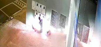 Homem tentar furtar uma fiação elétrica e leva choque