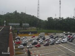 Lentidão entre os quilômetros 14 ao 16 e 50 ao 54 no sentido da Capital