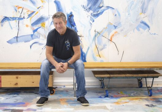 Artista plástico René Machado